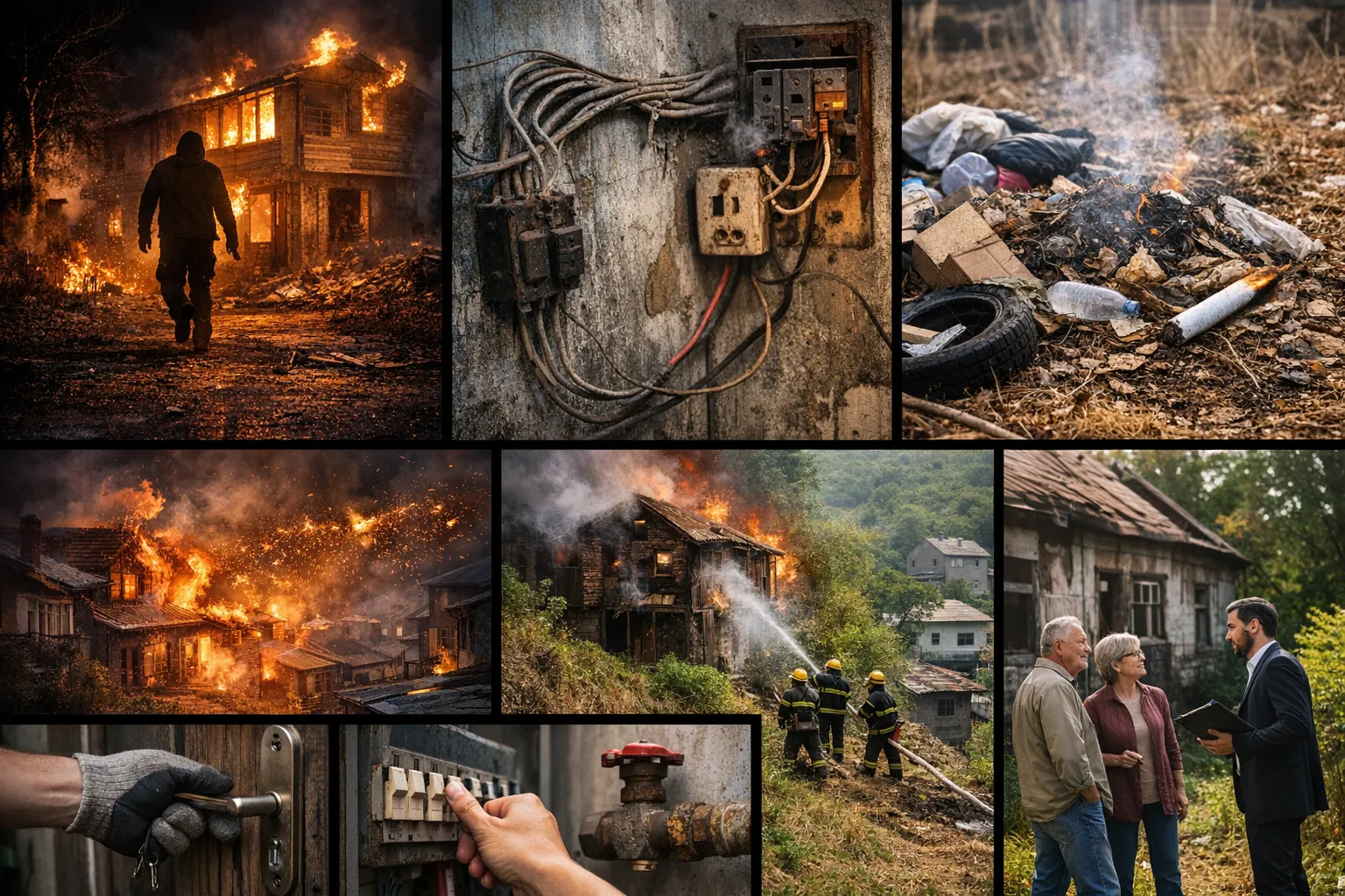 空き家の火災リスクと延焼原因｜空き家の管理と予防策を徹底解説